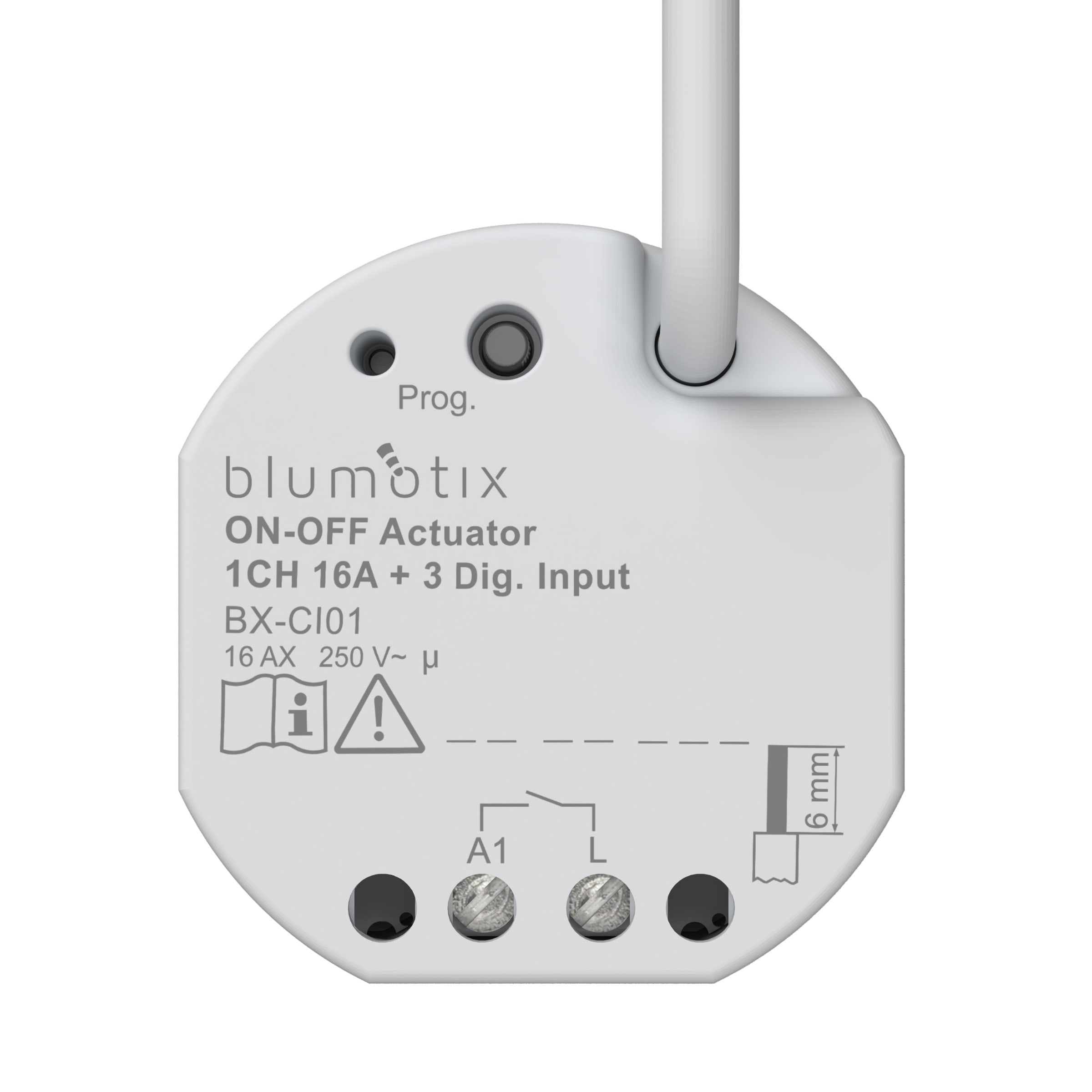 BLUMOTIX - ATTUATORE INCASSO 16A/ 1OUT-3 IN-SECURE BX-CI01