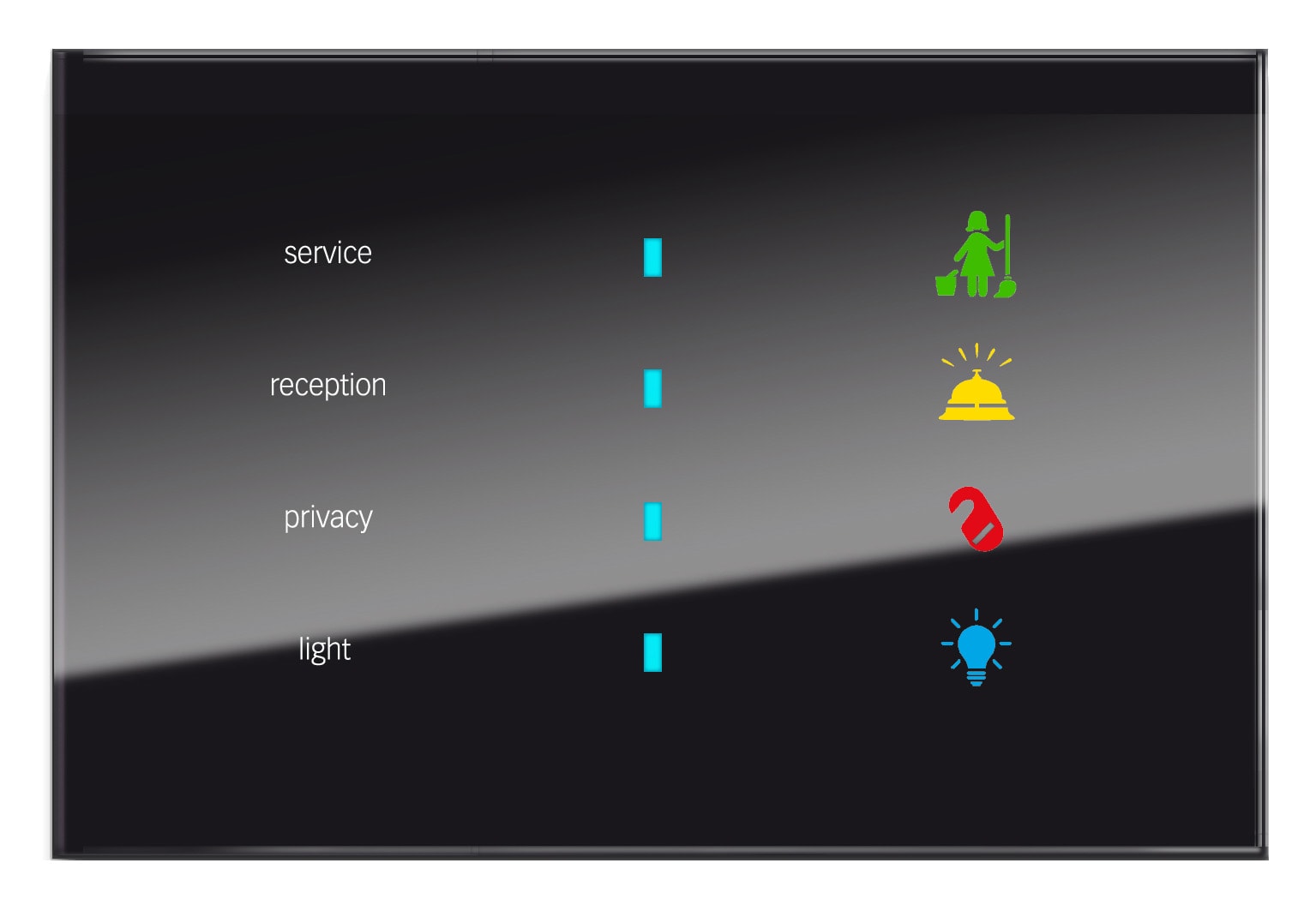 BLUMOTIX - PANEL CONTROL COVER PANNELLO HOTEL 120X8