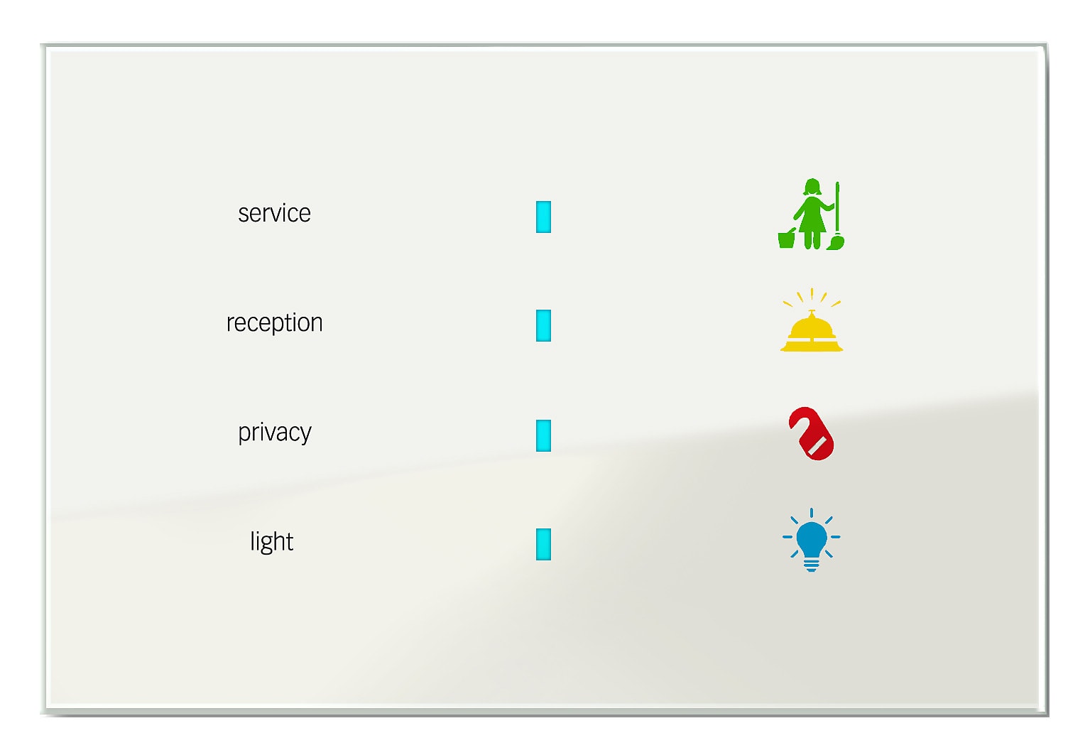 BLUMOTIX - PANEL CONTROL COVER PANNELLO HOTEL 120X8