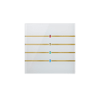 BLUMOTIX - QUBIK LINE COVER TASTIERA VETRO 8P 80X80