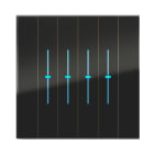 BLUMOTIX - QUBIK VERTICAL TAST COVER VETRO 8P 80X80