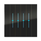 BLUMOTIX - QUBIK VERTICAL TAST COVER VETRO 8P 80X80