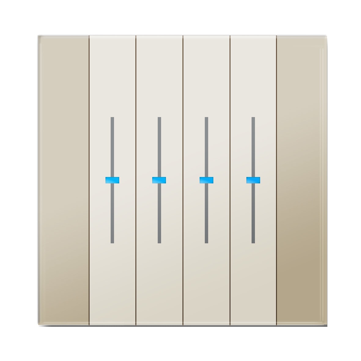 BLUMOTIX - QUBIK VERTICAL TAST COVER VETRO 8P 80X80