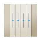 BLUMOTIX - QUBIK VERTICAL TAST COVER VETRO 8P 80X80