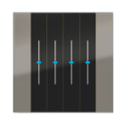 BLUMOTIX - QUBIK VERTICAL TAST COVER VETRO 8P 80X80