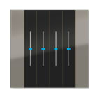 BLUMOTIX - QUBIK VERTICAL TAST COVER VETRO 8P 80X80