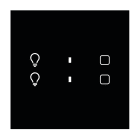 BLUMOTIX - QUBIK ICON COVER VETRO 2PL ON-OFF 120X80