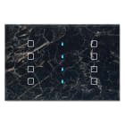 BLUMOTIX - QUBIK MARBLE COVER VETRO 8P, 120X80 BLAC