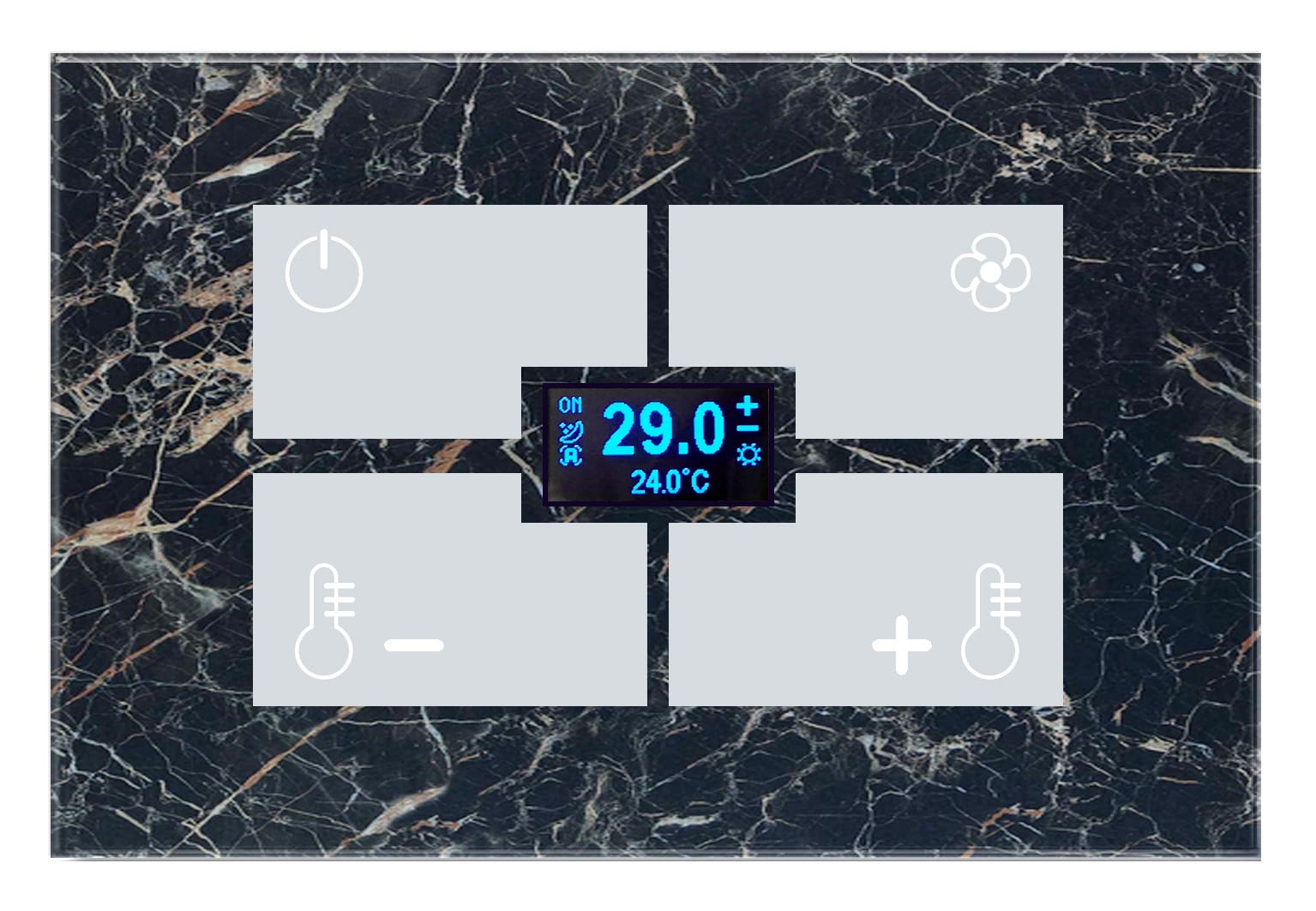 BLUMOTIX - QUBIK MARBLE COVER TA VETRO 120X80 B