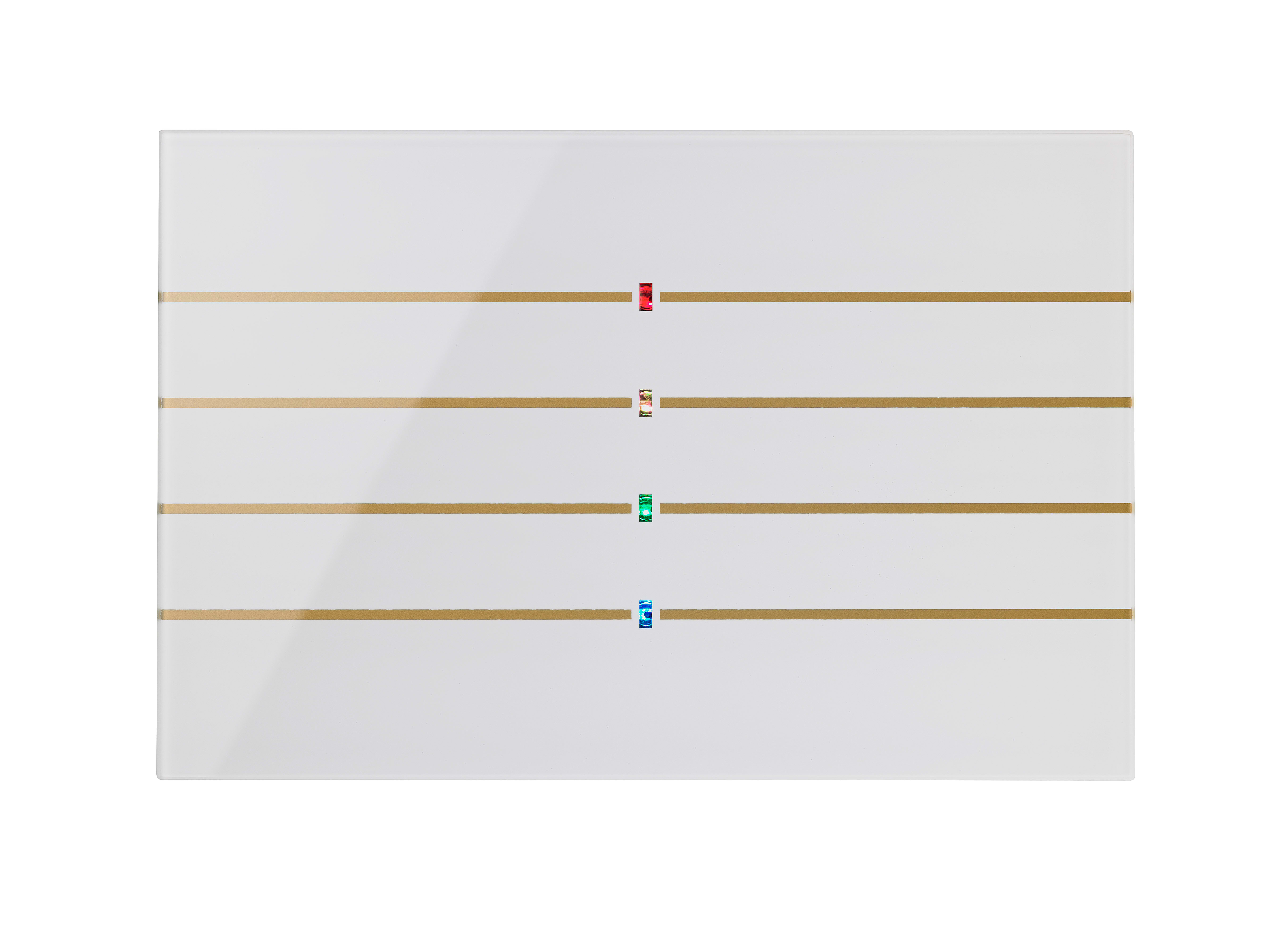 BLUMOTIX - QUBIK LINE COVER TASTIERA VETRO 8P 120X8