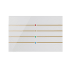 BLUMOTIX - QUBIK LINE COVER TASTIERA VETRO 8P 120X8