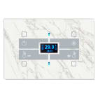 BLUMOTIX - QUBIK MARBLE COVER TA VETRO 4P 120X80 W