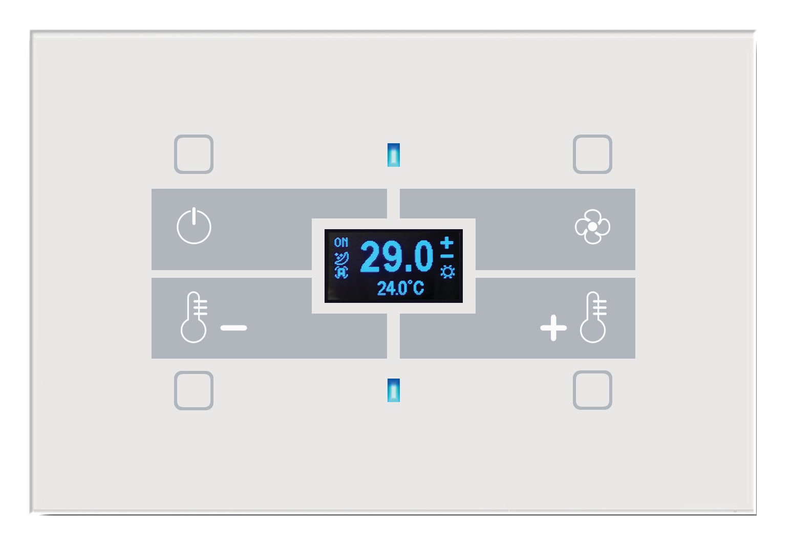 BLUMOTIX - QUBIK BUTTON COVER TA VETRO 4P 120X80 W BX-F-RWT4