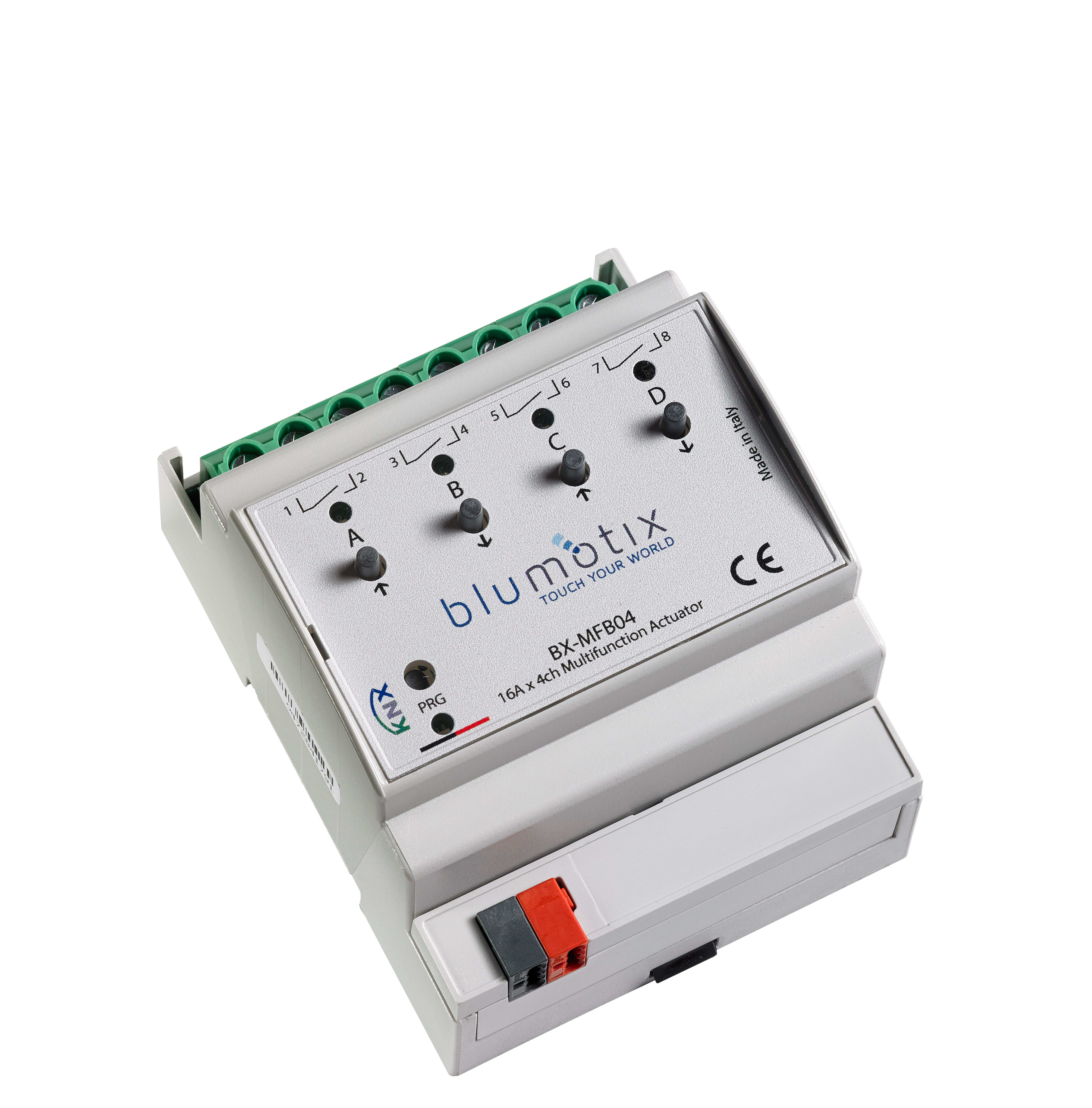 BLUMOTIX - ATTUATORE MULTIFUNZIONE 2/4 CANALI (16A) BX-MFB04