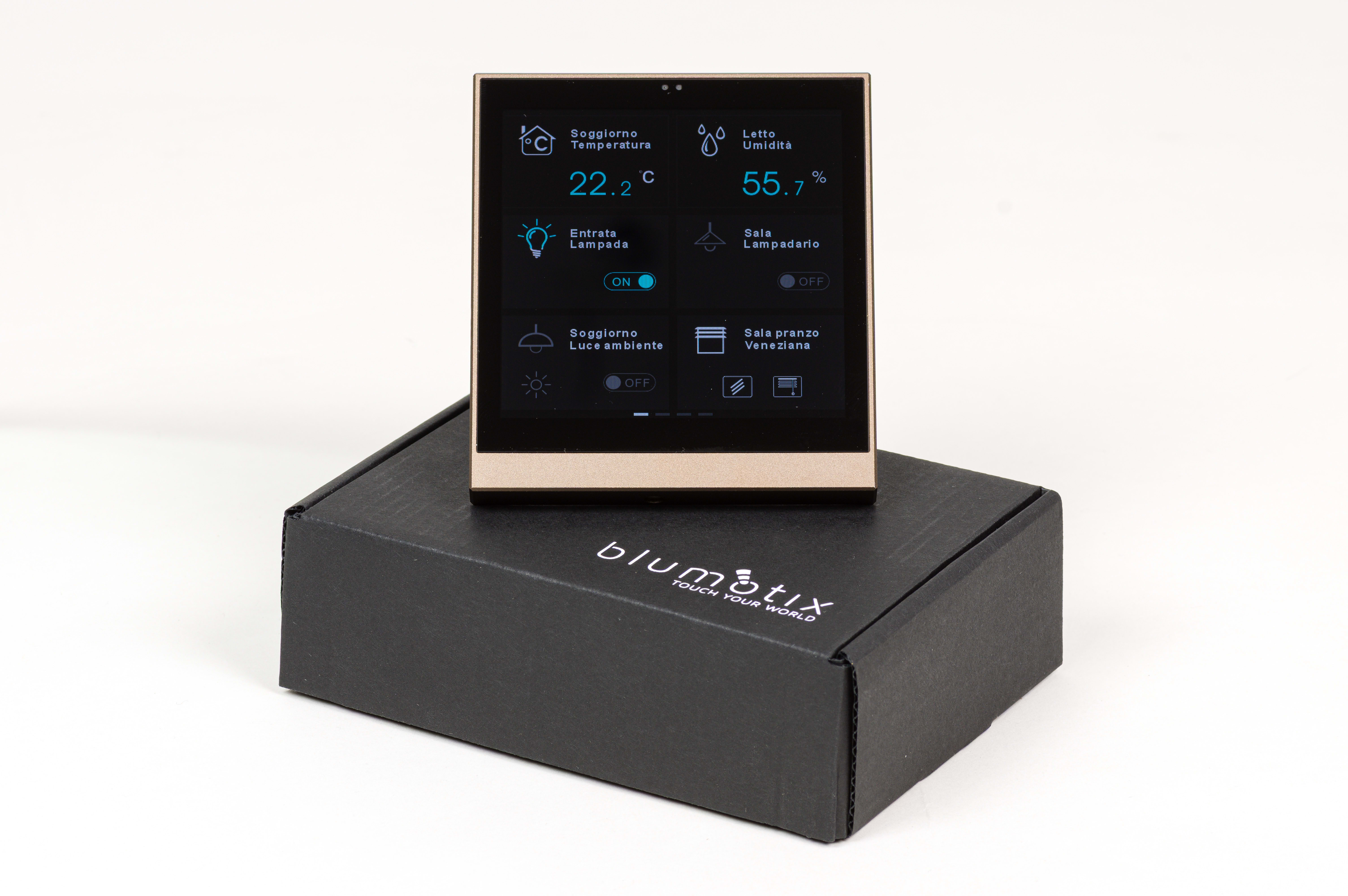 BLUMOTIX - KRONOS4 TOUCH PANEL KNX 4'' 10P+RIV.PRES