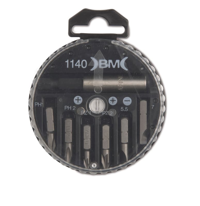 BM - ASSORTIMENTO BITS 1/4 7 PZ