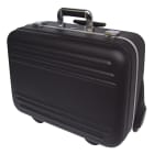 BM - VALIGIA TROLLEY NERA ABS PORTAUTENSILI