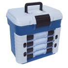 BM - BOX BLU CON CASSETTIERA 1818