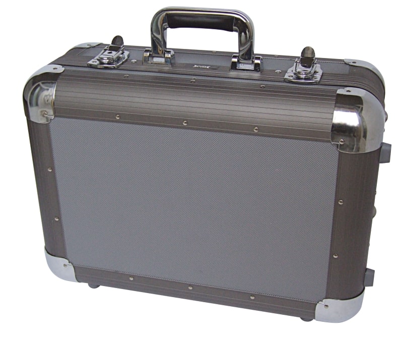 BM - VALIGIA IN ALLUMINIO ROLLER 18400