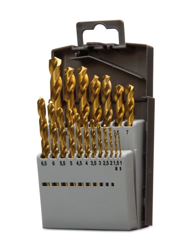 BM - SET PUNTE TITANIO HSS 19 PZ 1950