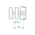 BM - MORS PORTAFUSIBILE 2P+LAM 972CS