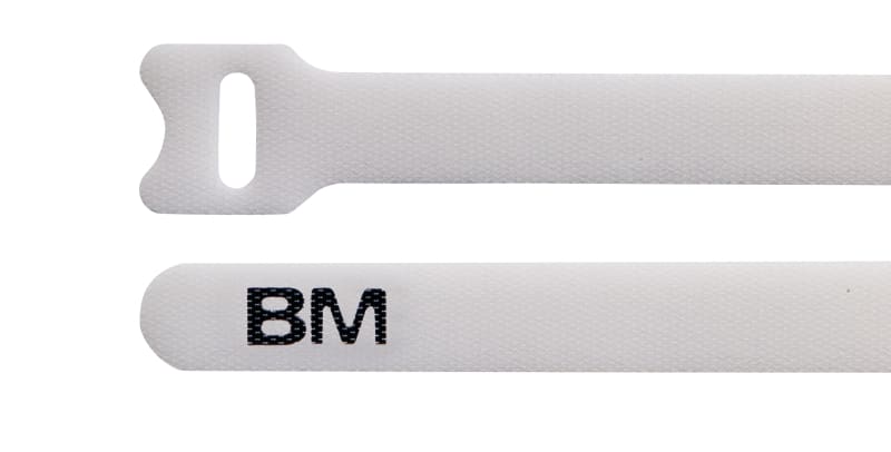 BM - FASCETTA IN VELCRO BIANCA 229X19 BV2319