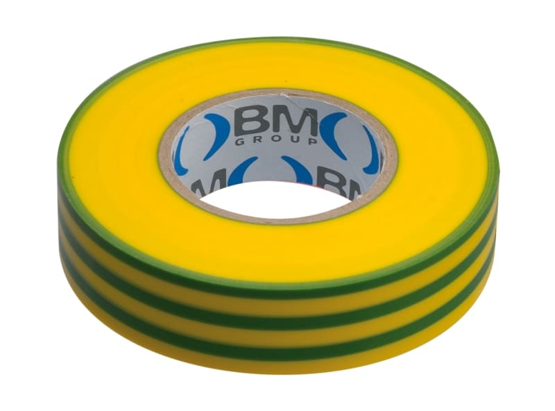 BM - NASTRO ISOL PVC SP.0,15 19MMX25M-GV ESB1925GV