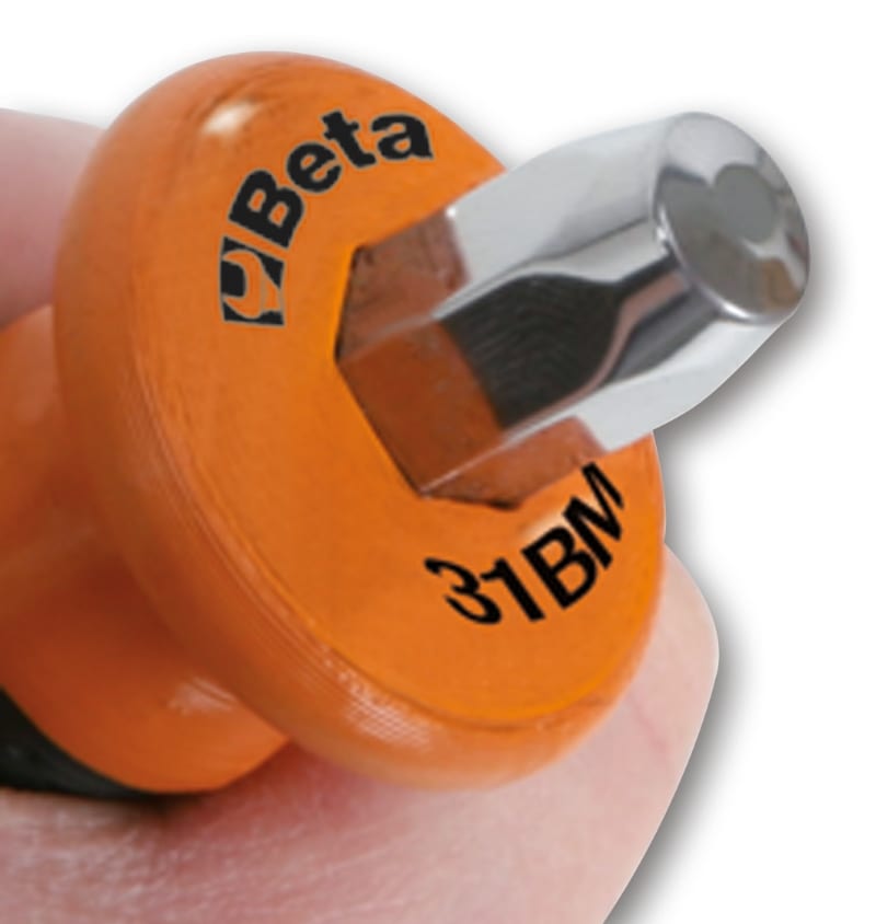 BETA - Serie di 6 cacciaspina con impugnatura BM SR.6PZ/D, ideale per lavori di precisione e durata.