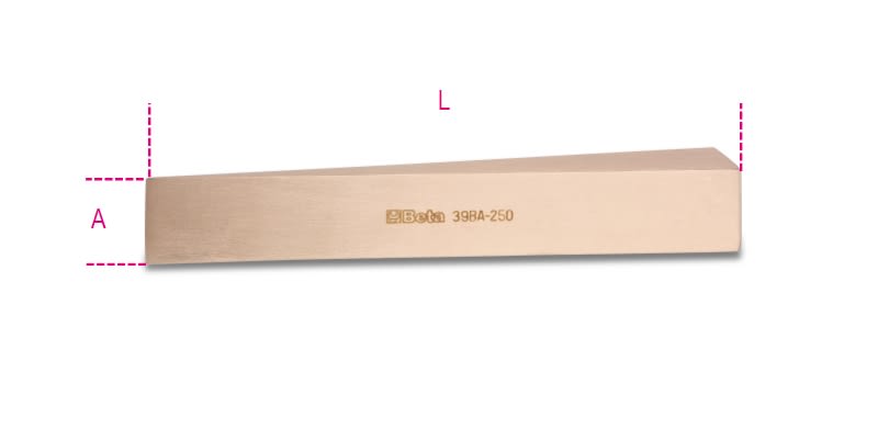 BETA - Cunei antiscintilla ideali per ambienti a rischio esplosione, cunei antiscintilla ba 250 resistenti e sicuri.