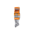 BETA - Serie di 9 chiavi combinate in acciaio inossidabile con supporto compatto SR. chiavi inox combinate 9pz supp/sc9.