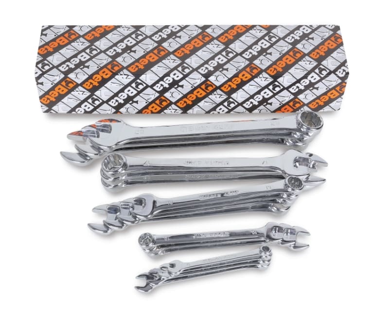 BETA - Serie di 17 chiavi combinate lucide SR 17pz MP/S17. 000420652