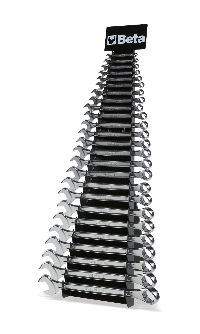 BETA - Serie di 25 chiavi combinate con supporto, chiavi combinate serie 25pz supp/sp25.