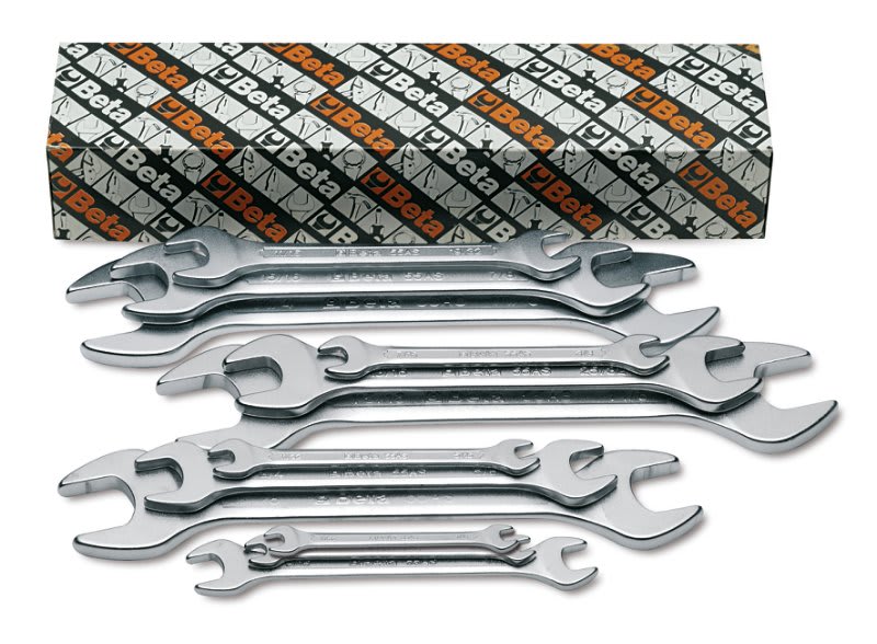BETA - Serie di 12 chiavi a forchetta doppie SR 12pz AS/12.