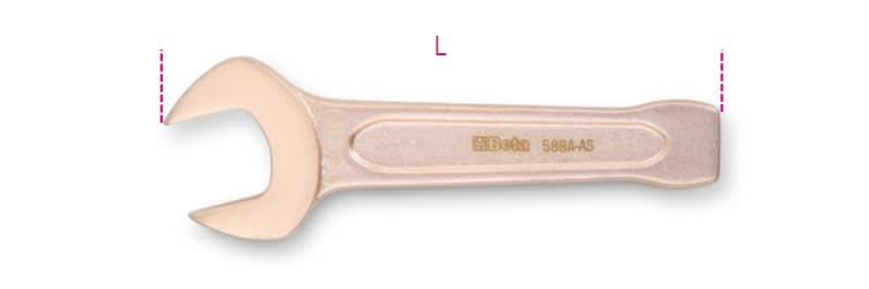 BETA - Chiavi forch. a perc. antisc BA/AS 11/16 semplici antiscintilla.