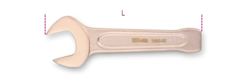 BETA - Chiavi forch. a perc. antisc BA/AS 1.5/8 semplici antiscintilla.