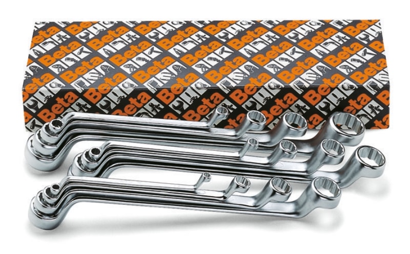 BETA - Serie di 12 chiavi poligonali doppie curve CHIAVI POLIGONALI DOP CUR SR 12PZ/S12X.