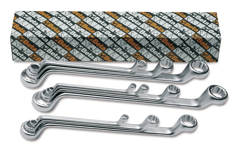 BETA - Serie di 10 chiavi poligonali doppie curve CHIAVI POLIGONALI DOP CUR SE 10PZ AS/10.