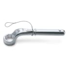 BETA - Chiavi poligonali curve con attacco per leva di manovra cromate H-SAFE 46.