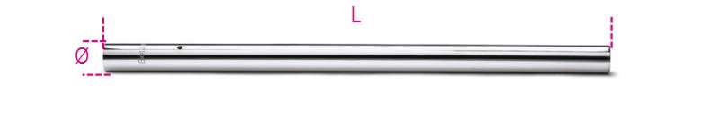 BETA - Leve di manovra per articolo 91HS cromate H-SAFE CHIAVI POLIG CURVE /3.