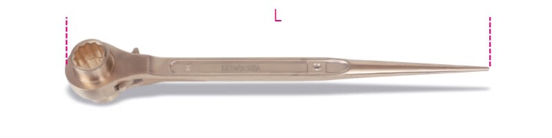 BETA - Chiave a cricchetto per ponteggi antiscintilla CHIAVI POLIG PONTEGGI ANTISC. BA 21X22.