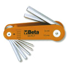 BETA - Serie di 7 chiavi maschio esagonale piegate SR 7PZ /BG7.