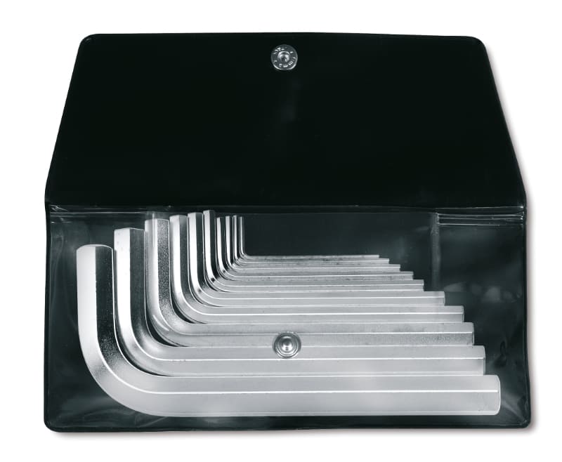 BETA - Serie di 10 chiavi maschio esagonale piegate in busta CHIAVI MASCHIO ES SR 10PZ /B10