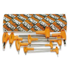 BETA - Serie di 10 chiavi maschio esagonale piegate con impugnatura di manovra 10pz art. 96T/AS SR T/AS10.