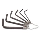 BETA - Serie di 7 chiavi maschio esagonale piegate art. 96AS chiavi mas esag pieg nere sr 7pz as/t7. 000960740