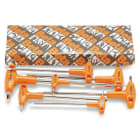 BETA - Chiavi maschio esagonale piegate con impugnatura trasversale, set da 5 pezzi. 000960946