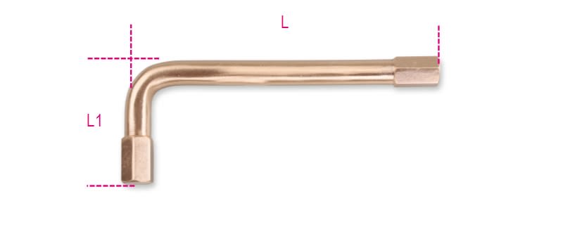 BETA - Chiavi maschio esagonali piegate antiscintilla CHIAVI ESAG FORG PIEG ANTISC BAF-AS 1/2