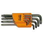 BETA - Chiavi maschio piegate per viti con impronta Tamper Resistant Torx® (art. 97RTX) e supporto 8 pezzi.