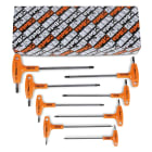 BETA - Chiavi maschio piegate con impugnatura per viti Torx® art. 97TTX, 8pz imp.t SR. TTX/S8.