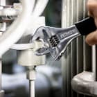 BETA - Chiave regolabile a rullino cromata, modello corto con apertura maggiorata, impugnatura massima apertura destra 12 cm 270. 001110727