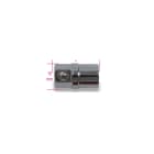BETA - Adattatore portainserti da 1/4 per chiavi a cricchetto da 10 mm cromato, racc. ch cricch. maschio es 10 femm e1/4.